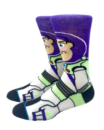 Funny Socks, Toy Story Buzz Lightyear