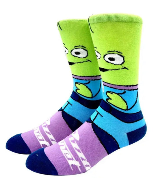 Funny Socks, Toy Story Pizzaplanet Alien